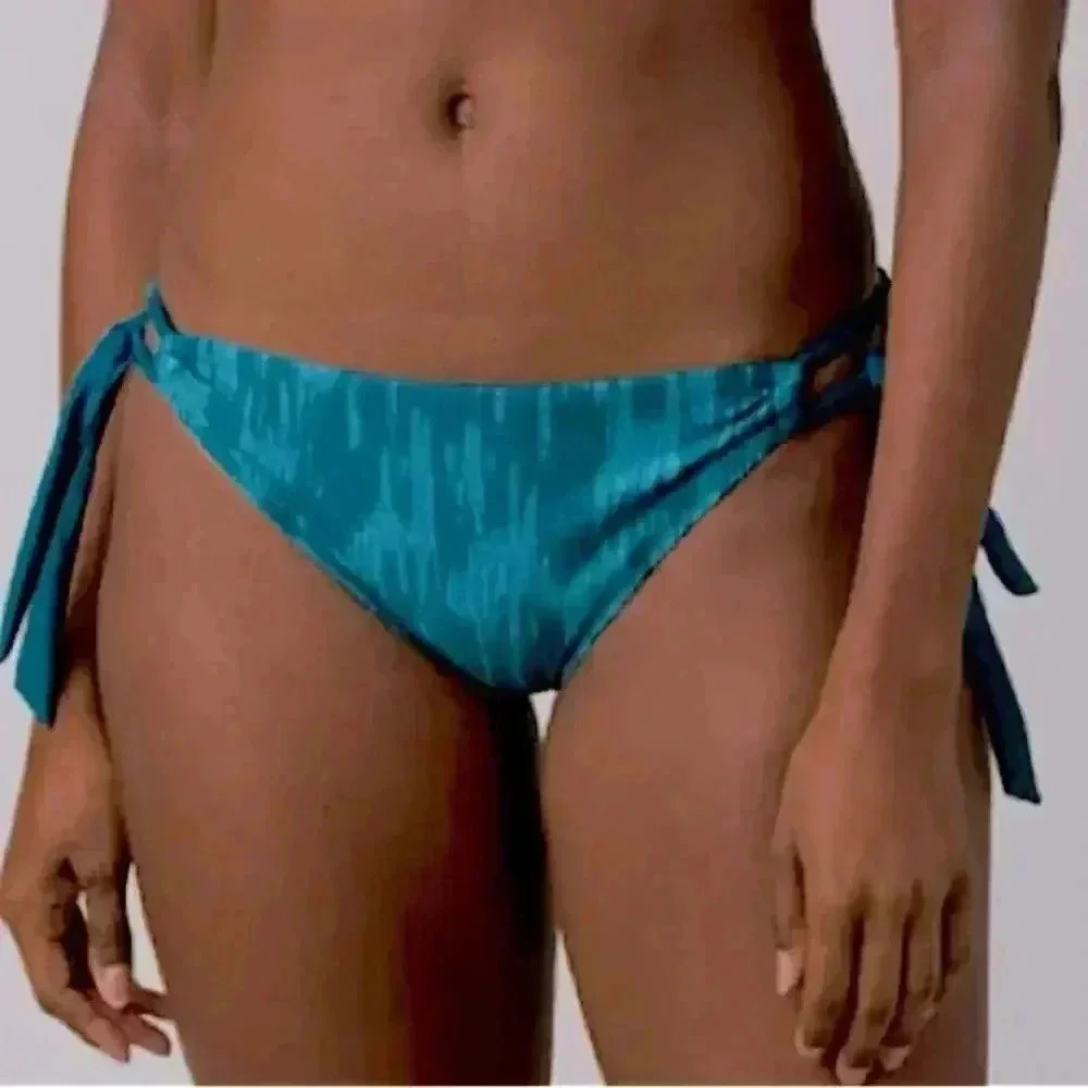 Prana New Swimwear Audrey Bikini Bottom Ikat Print Size XL